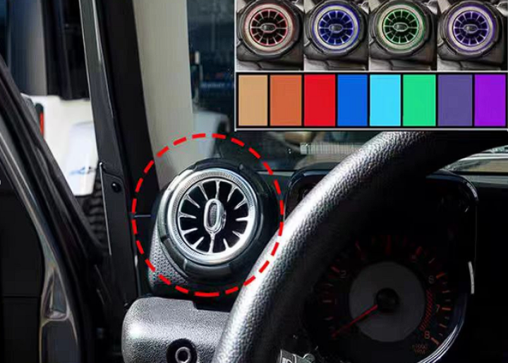 Đèn đa sắc cửa gió điều hòa cho Suzuki Jimny